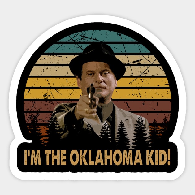 Joe pesci vintage movie retro the kid Sticker by Julie lovely drawings